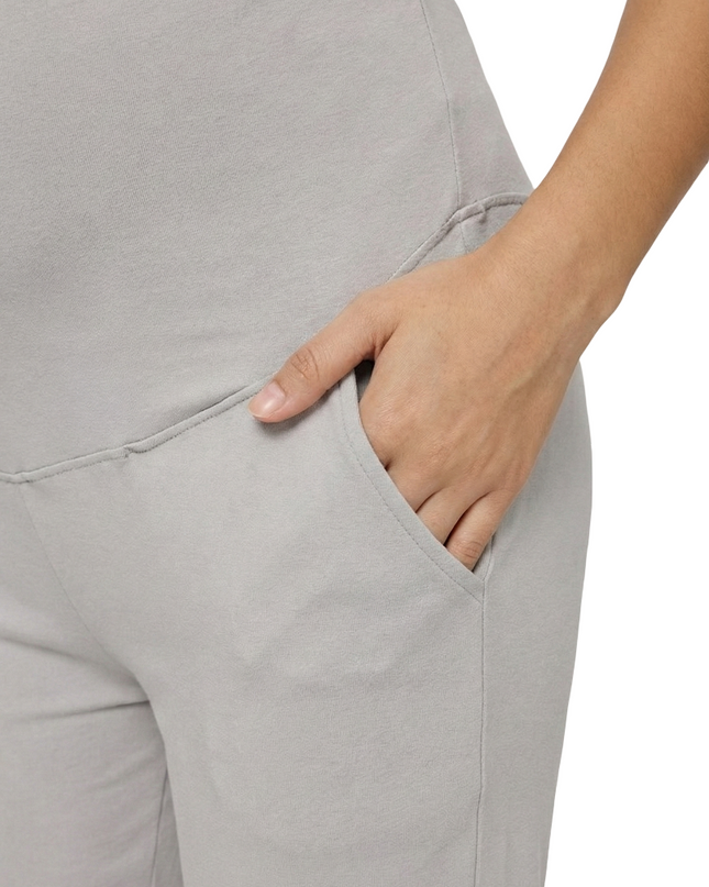 Evamomies Women's Cotton Lycra Maternity Leggings for Pregnant Women Pre & Post Pregnancy