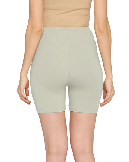Evamomies Cotton Lycra Maternity Shorts Over The Belly for Pregnant Women for Pre & Post Pregnancy (Pack Of 1)