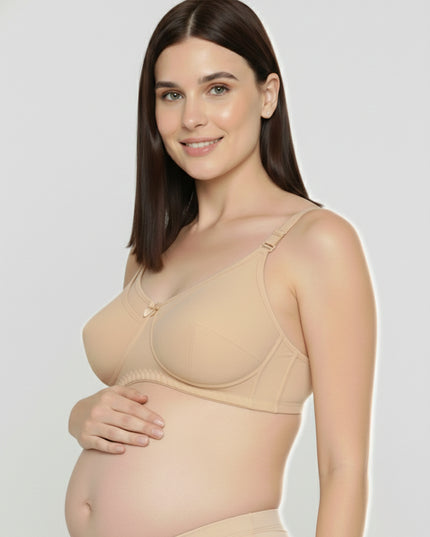 Evamomies Women's Full Cup Non Padded Feeding Bra | Nursing Bra | Maternity Bra