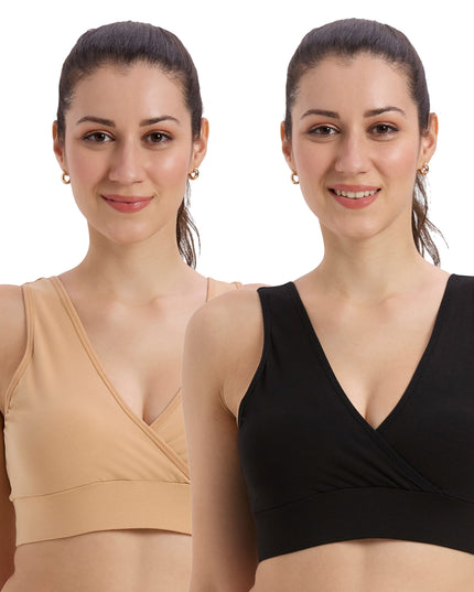 Evamomies Medium Coverage Non Padded & Non-Wired Maternity Bra