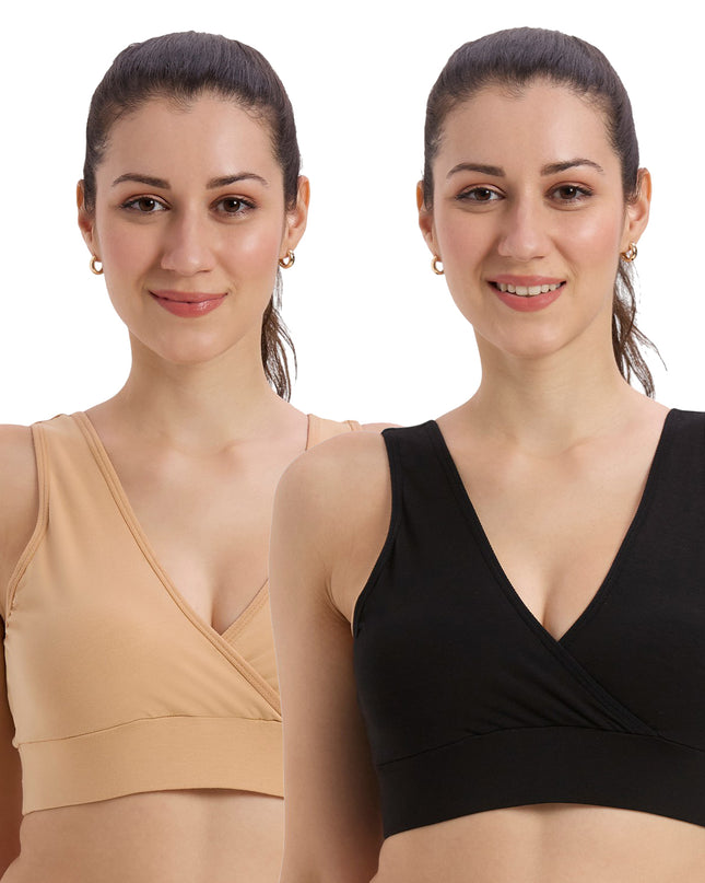 Evamomies Medium Coverage Non Padded & Non-Wired Maternity Bra