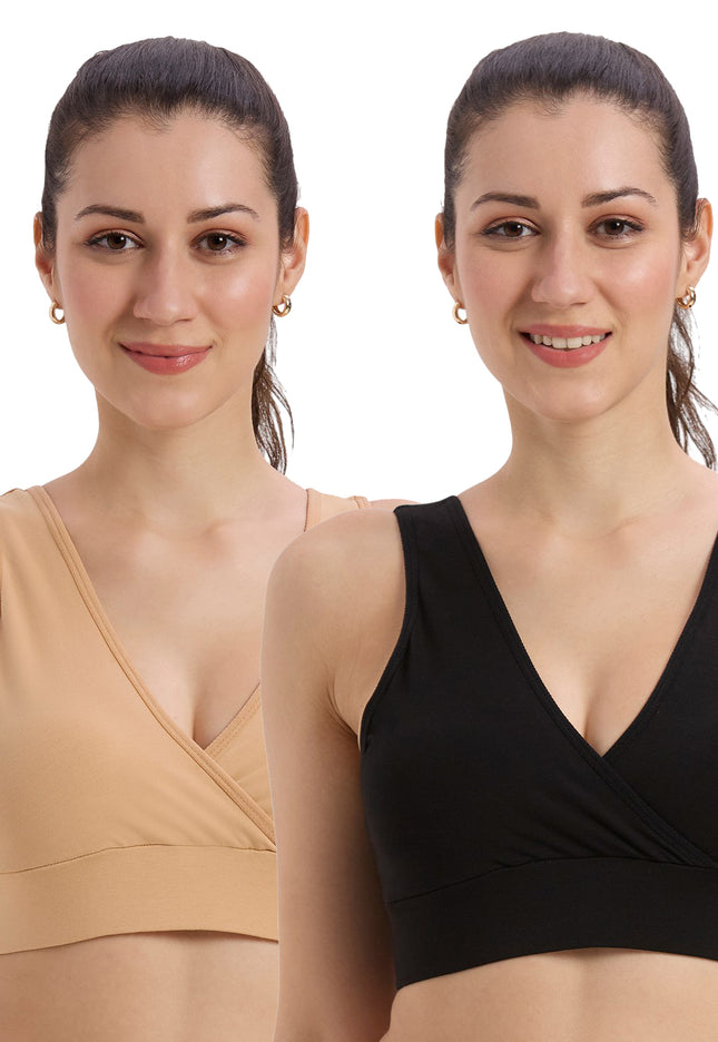 Evamomies Medium Coverage Non Padded & Non-Wired Maternity Bra
