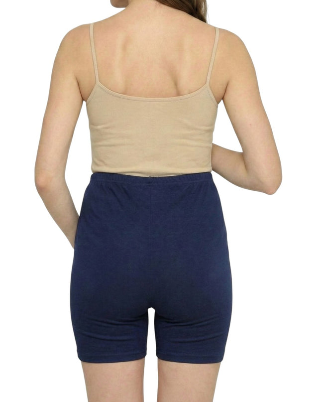 Evamomies Cotton Lycra Maternity Shorts Over The Belly for Pregnant Women for Pre & Post Pregnancy (Pack Of 1)