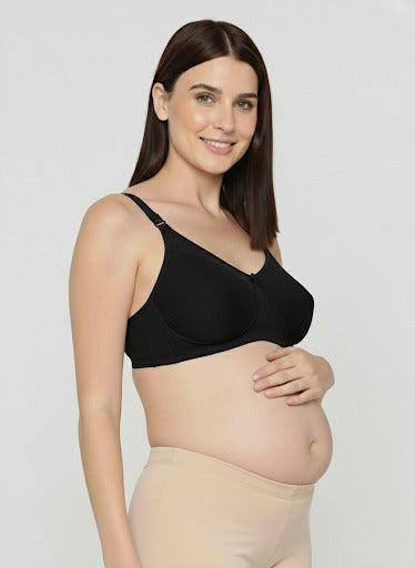 Evamomies Women's Full Cup Non Padded Feeding Bra | Nursing Bra | Maternity Bra