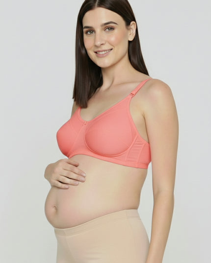 Evamomies Women's Full Cup Non Padded Feeding Bra | Nursing Bra | Maternity Bra (Pack Of 3).