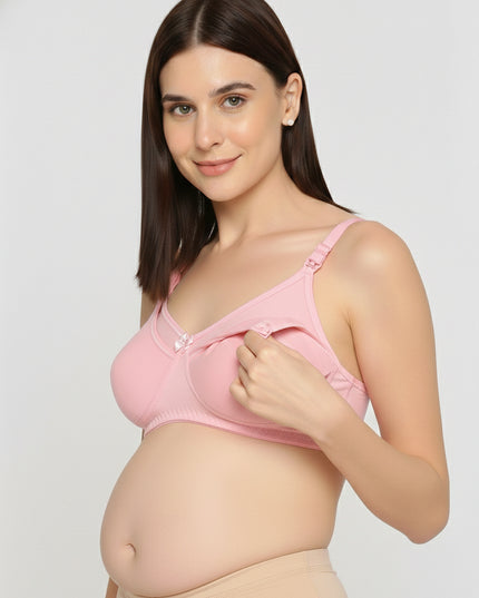 Evamomies Women's Full Cup Non Padded Feeding Bra | Nursing Bra | Maternity Bra