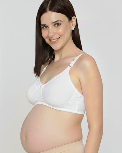 Evamomies Women's Full Cup Non Padded Feeding Bra | Nursing Bra | Maternity Bra |