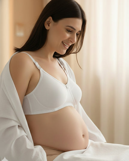 Evamomies Women's Full Cup Non Padded Feeding Bra | Nursing Bra | Maternity Bra |