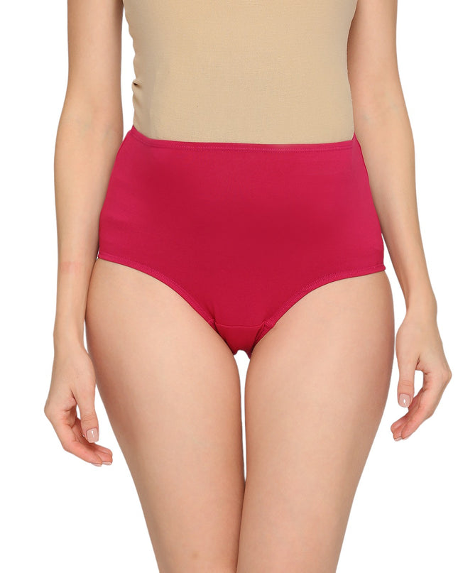 Evamomies Women's High Waist Soft Comfy Cotton Lycra Maternity Panty | Pregnancy Panty | Maternity Panties (Pack of 1)