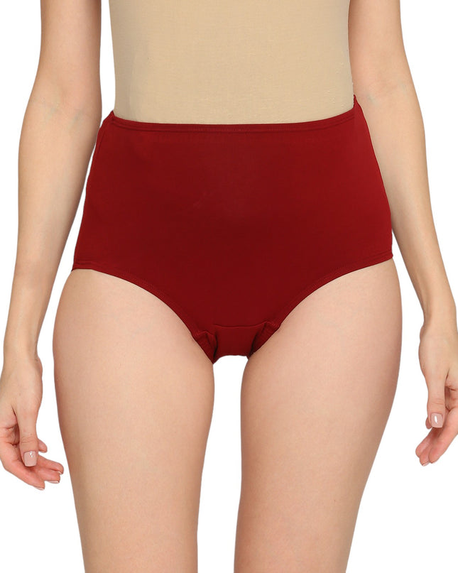 Evamomies Women's High Waist Soft Comfy Cotton Lycra Maternity Panty | Pregnancy Panty | Maternity Panties (Pack of 1)