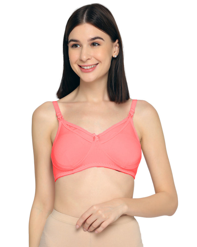 Evamomies Women's Full Cup Non Padded Feeding Bra | Nursing Bra | Maternity Bra |