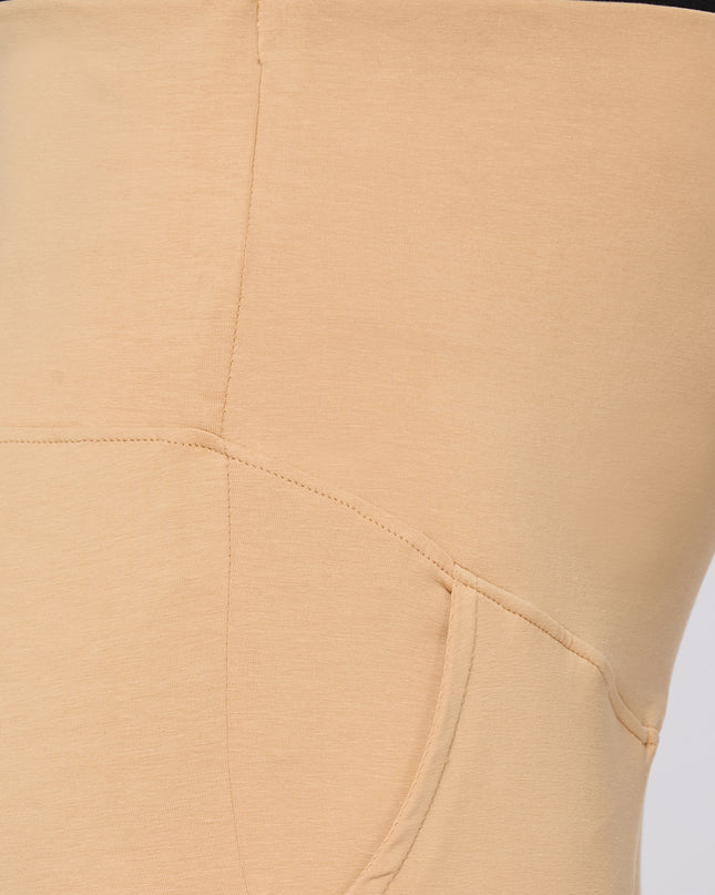 Evamomies Women's Cotton Lycra Maternity Leggings for Pregnant Women Pre & Post Pregnancy
