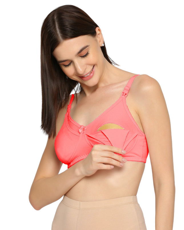 Evamomies Women's Full Cup Non Padded Feeding Bra | Nursing Bra | Maternity Bra |
